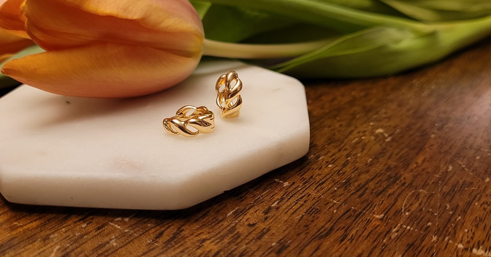 14K Gold Plated Huggies