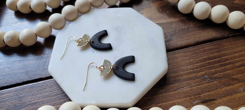 Small Arch Gold-filled Accent Hook Earrings