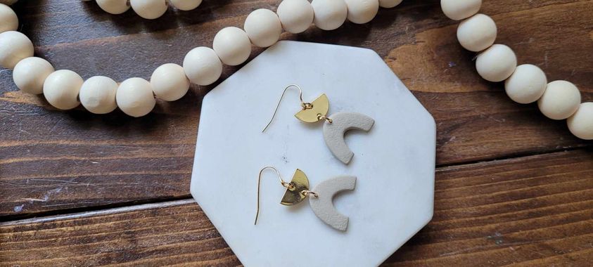 Small Arch Gold-filled Accent Hook Earrings