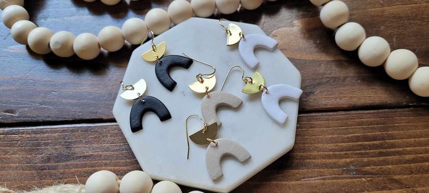 Small Arch Gold-filled Accent Hook Earrings